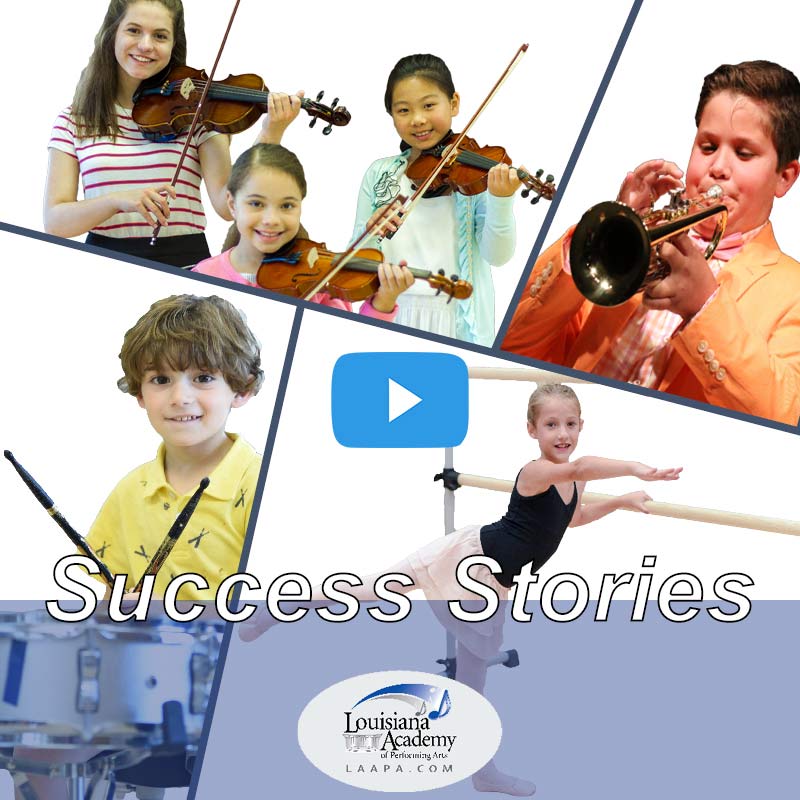 Watch and Listen as our students discuss why they love their music lessons and dance classes at LAAPA's Mandeville School of Music & Dance!