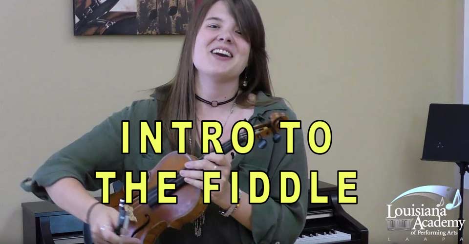 Learning how to get started on the fiddle at our Music School in Covington, Mandeville and Harahan, LA