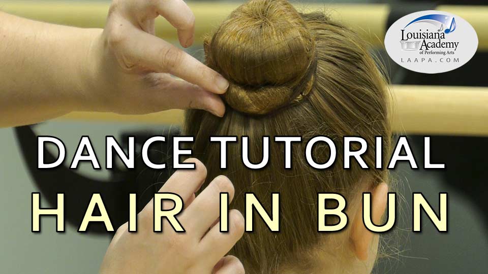 Learn how to set your hair in a bun for ballet class with Ms. Mary.