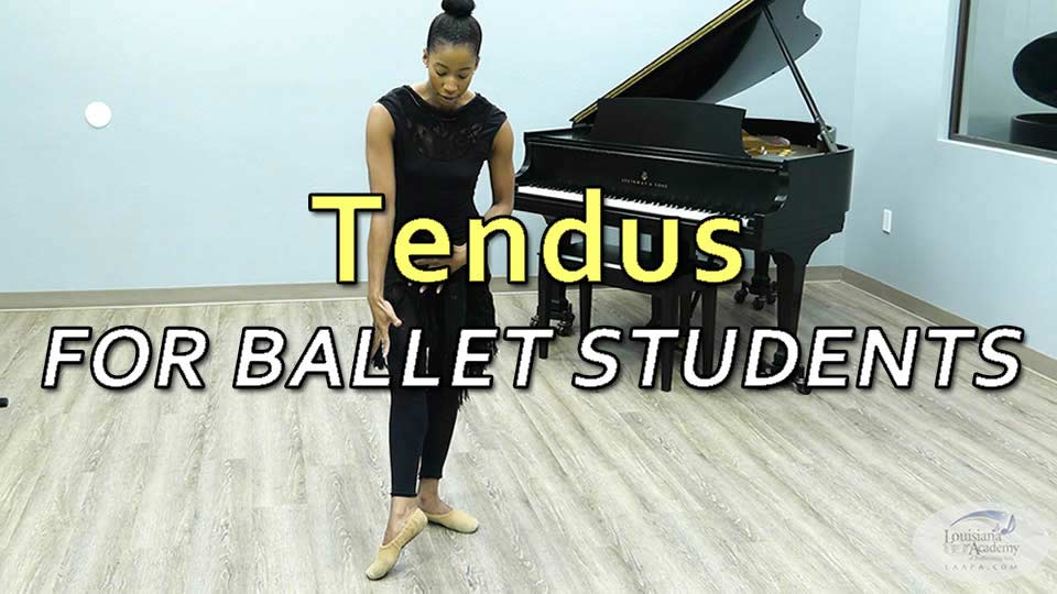 Tendus for ballet students with Ms. Kaylin