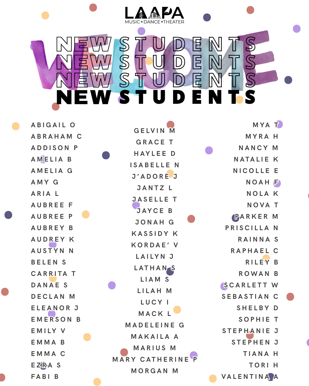 new students