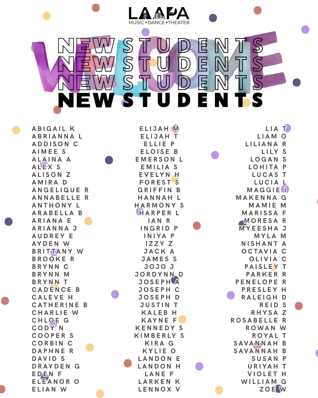 new students