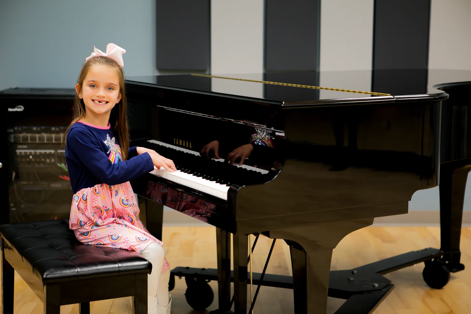 LAAPA student at the piano